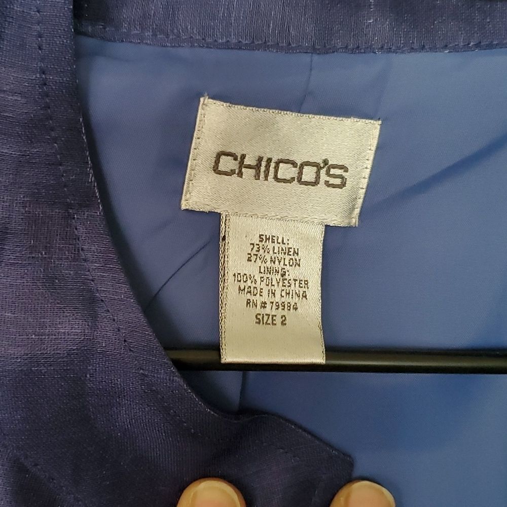 Chico's Jacket  Size 2 - Picture 3 of 5